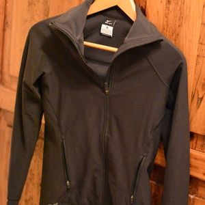 Nike Dry Fit Black Workout Windbreaker